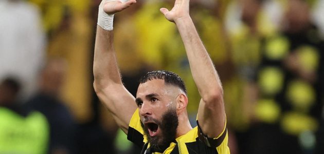 شباك النصر تضع بنزيما على عرش تاريخي